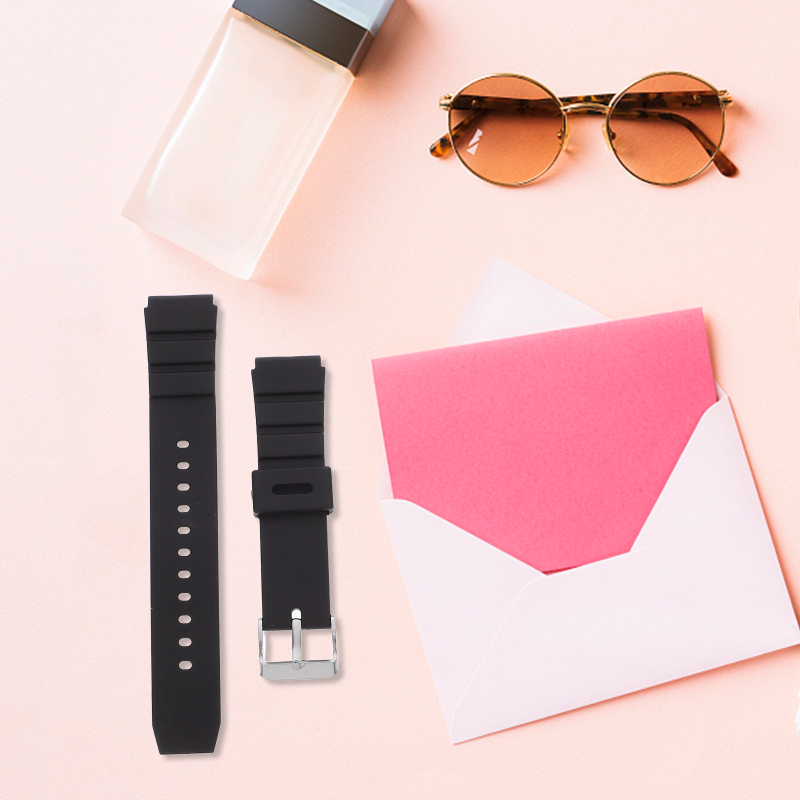Sweat Band Wrist - Waterproof Silicone Watch Band 18Mm Heavy