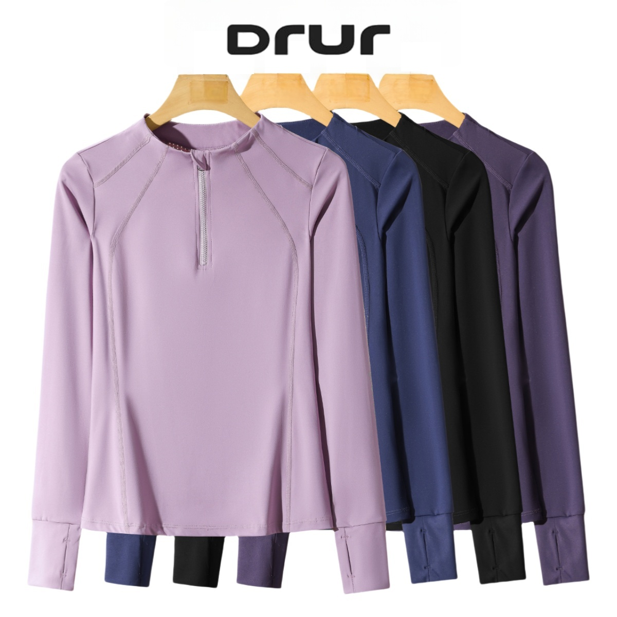 Running Gear Long Sleeve - DRUR Running Jacket Women Lightweight Quick