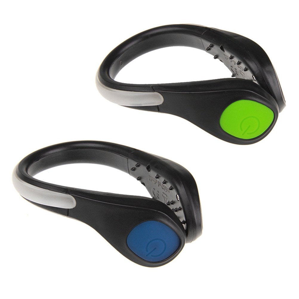 Running Gear Green - 2Pcs LED Shoe Clip Lights Night