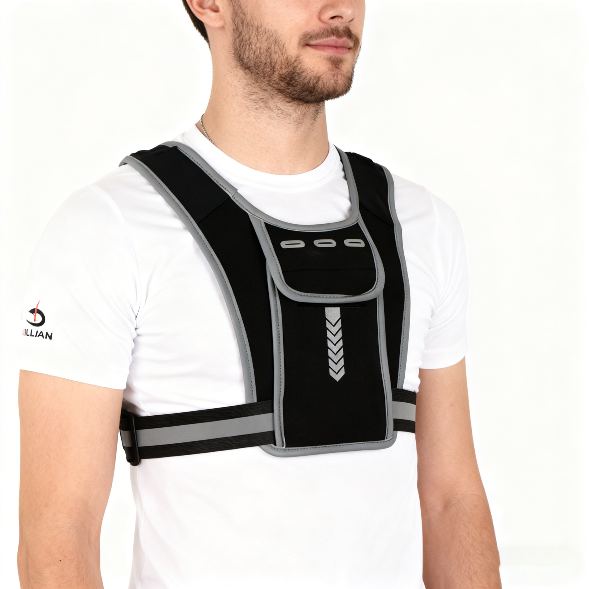 Running Gear Trail - Running Vest Chest Phone Holder Reflective