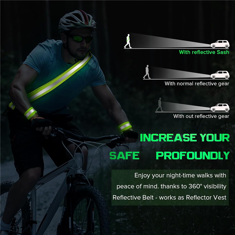 ABJM-2X Reflective Sash For Wa - Running Gear For review and price