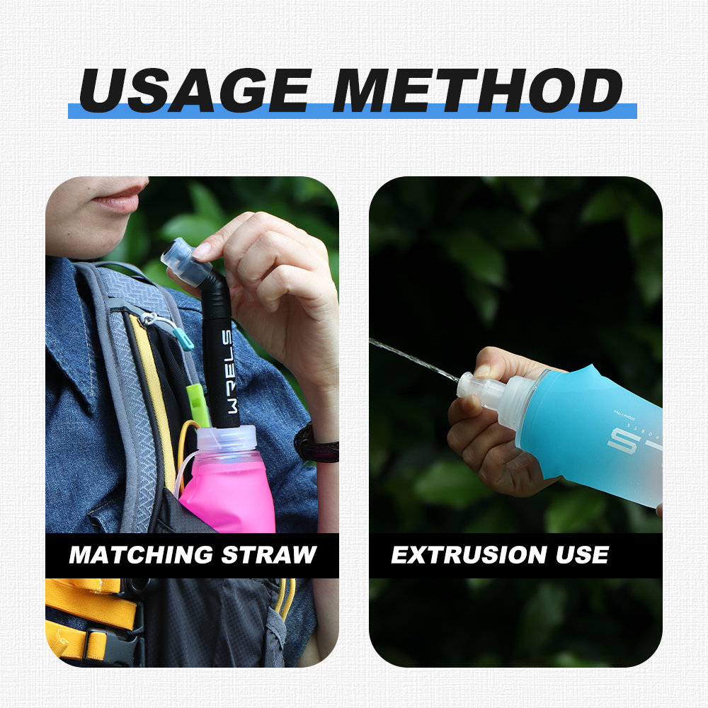 Sport Water Bottle TPU Folding - Running Gear Water review and price