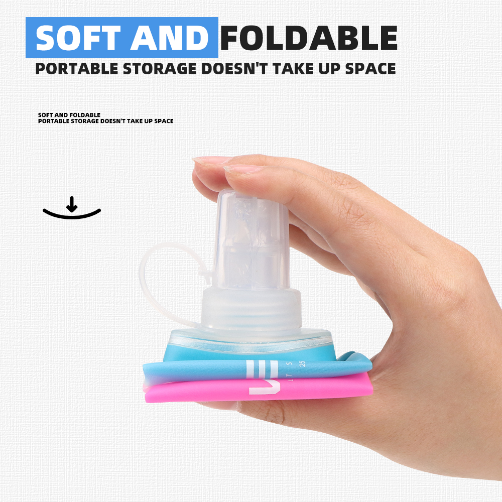 Sport Water Bottle TPU Folding - Running Gear Water review and price