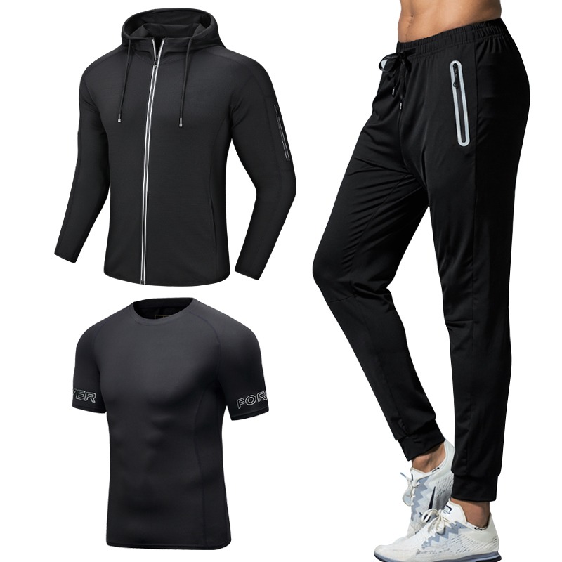 3pcs Men's Fitness Sportswear  - Running Gear Long Sleeve review and price
