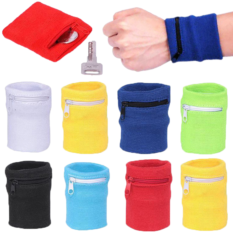 Sports Wristband With Zipper P - Sweat Band Wrist review and price