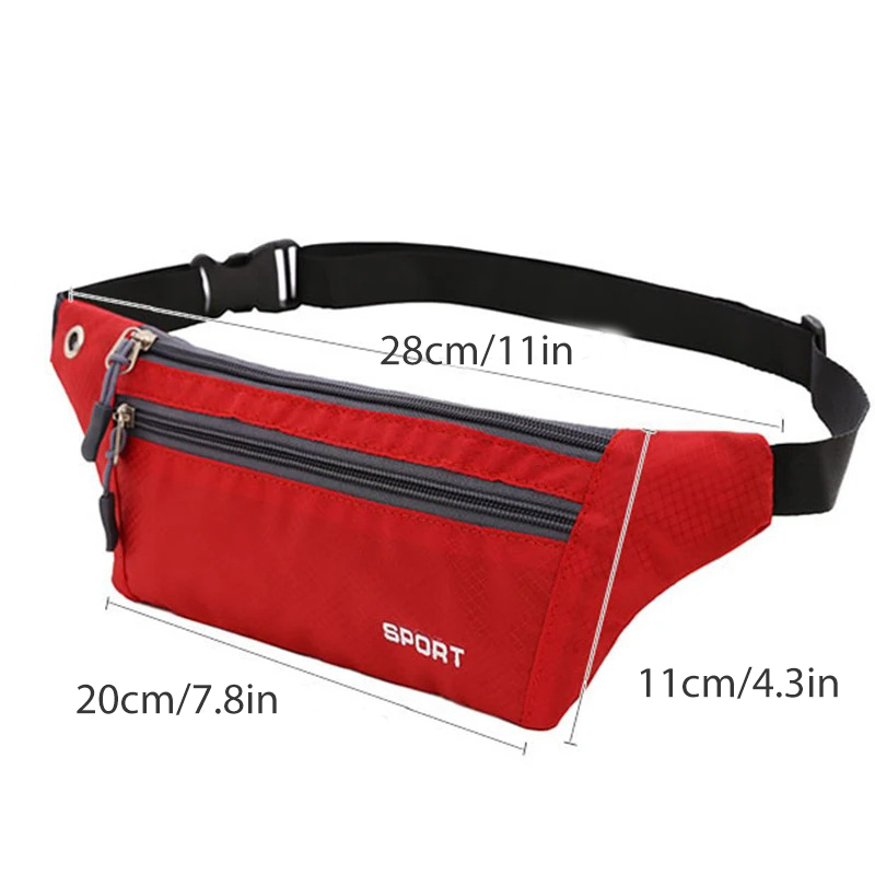 Casual Men Waist Bag Nylon Che - Running Gear Phone review and price