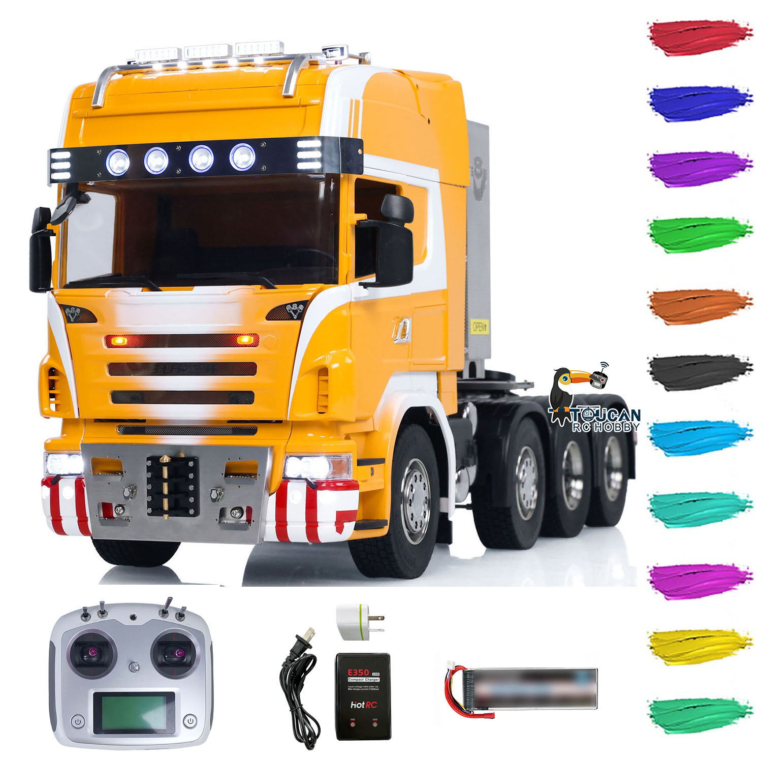 Toy 1/14 8x8 R620 RC Tractor T - Running Gear Box review and price