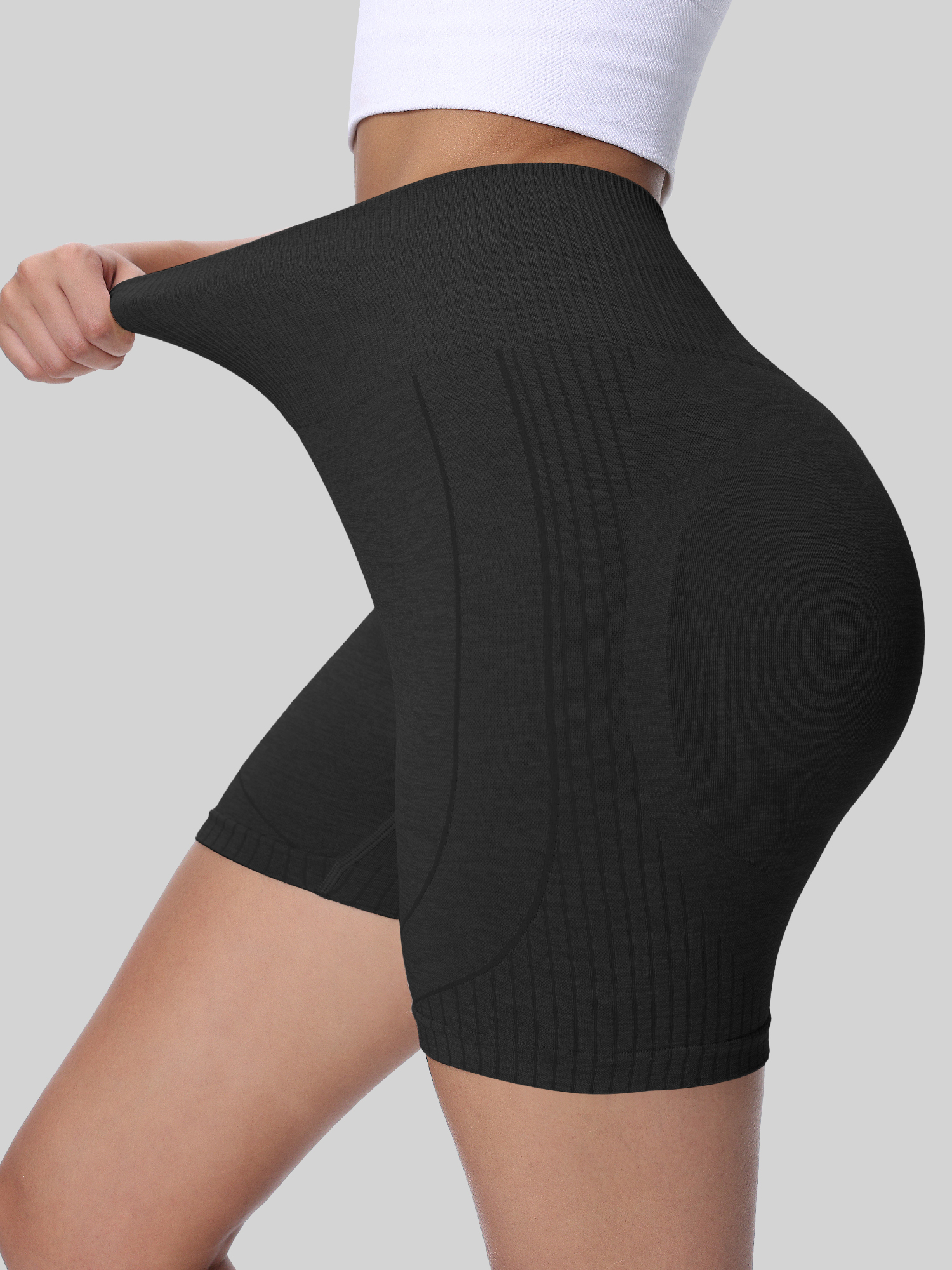 High Waist Elastic Yoga Shorts - High And Running Gear review and price