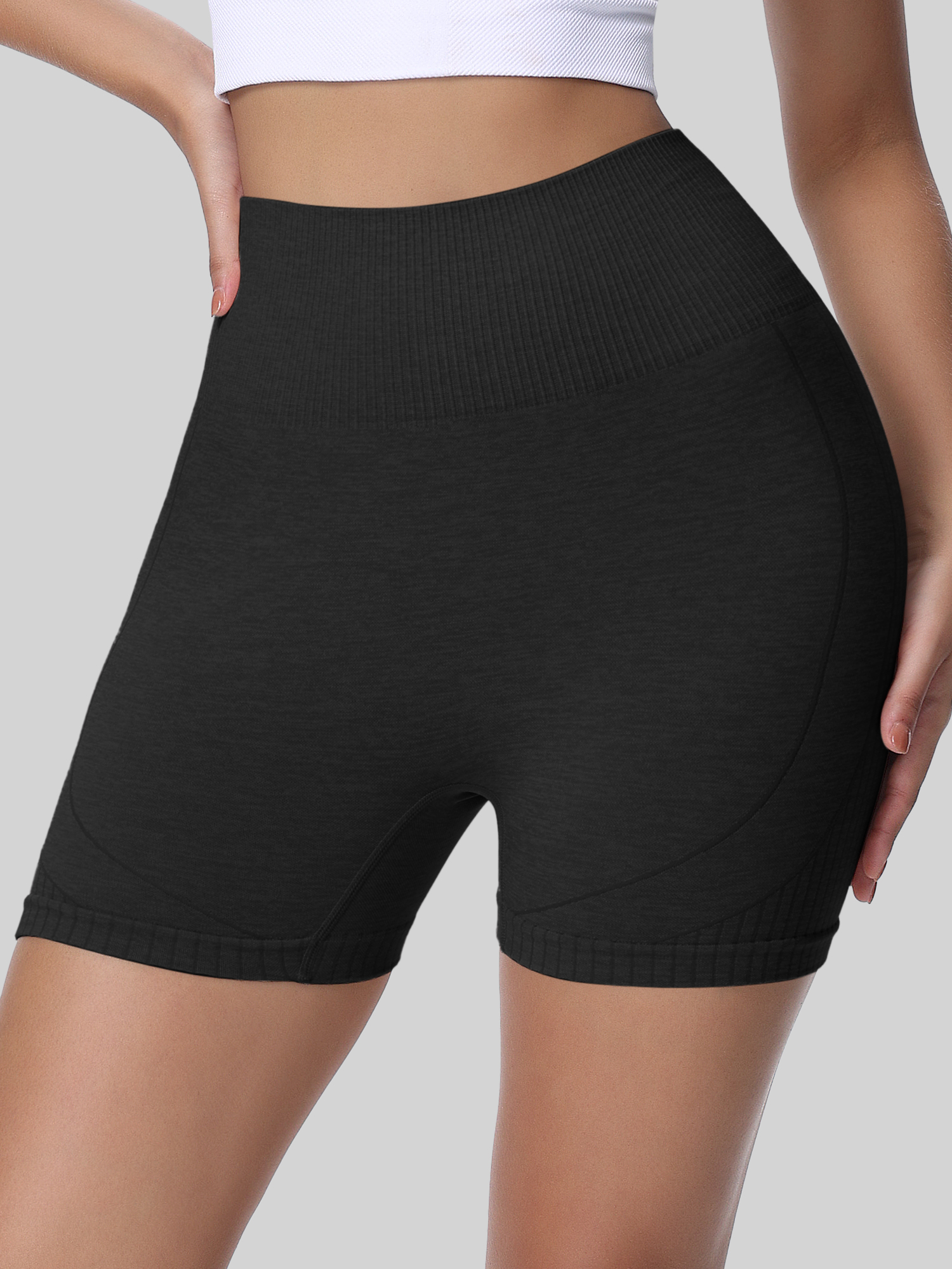 High Waist Elastic Yoga Shorts - High And Running Gear review and price