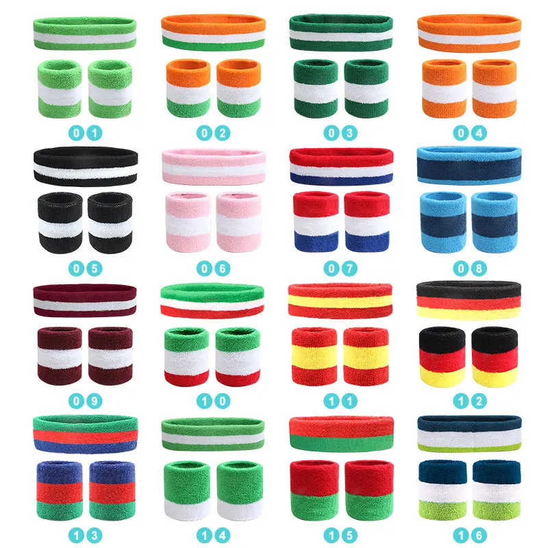 3pcs/set Sports Headband Sweat - Sweat Band Wrist review and price
