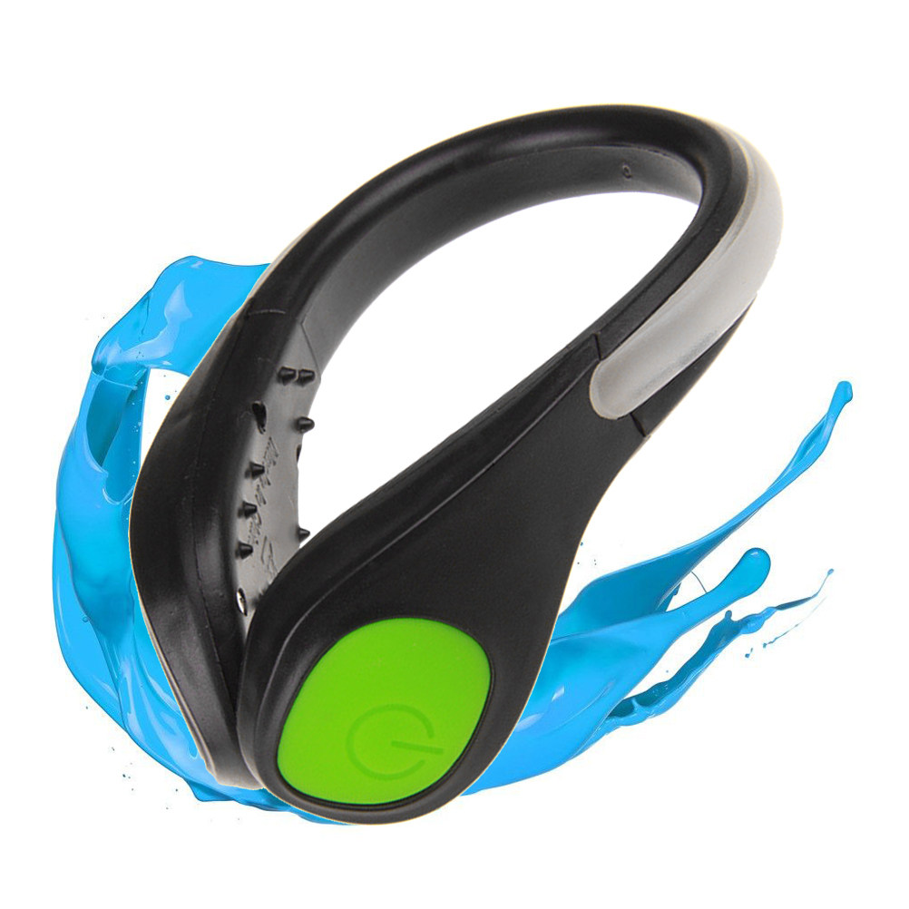 1Pcs LED Flash Shoe Clips Gree - Running Gear Green review and price