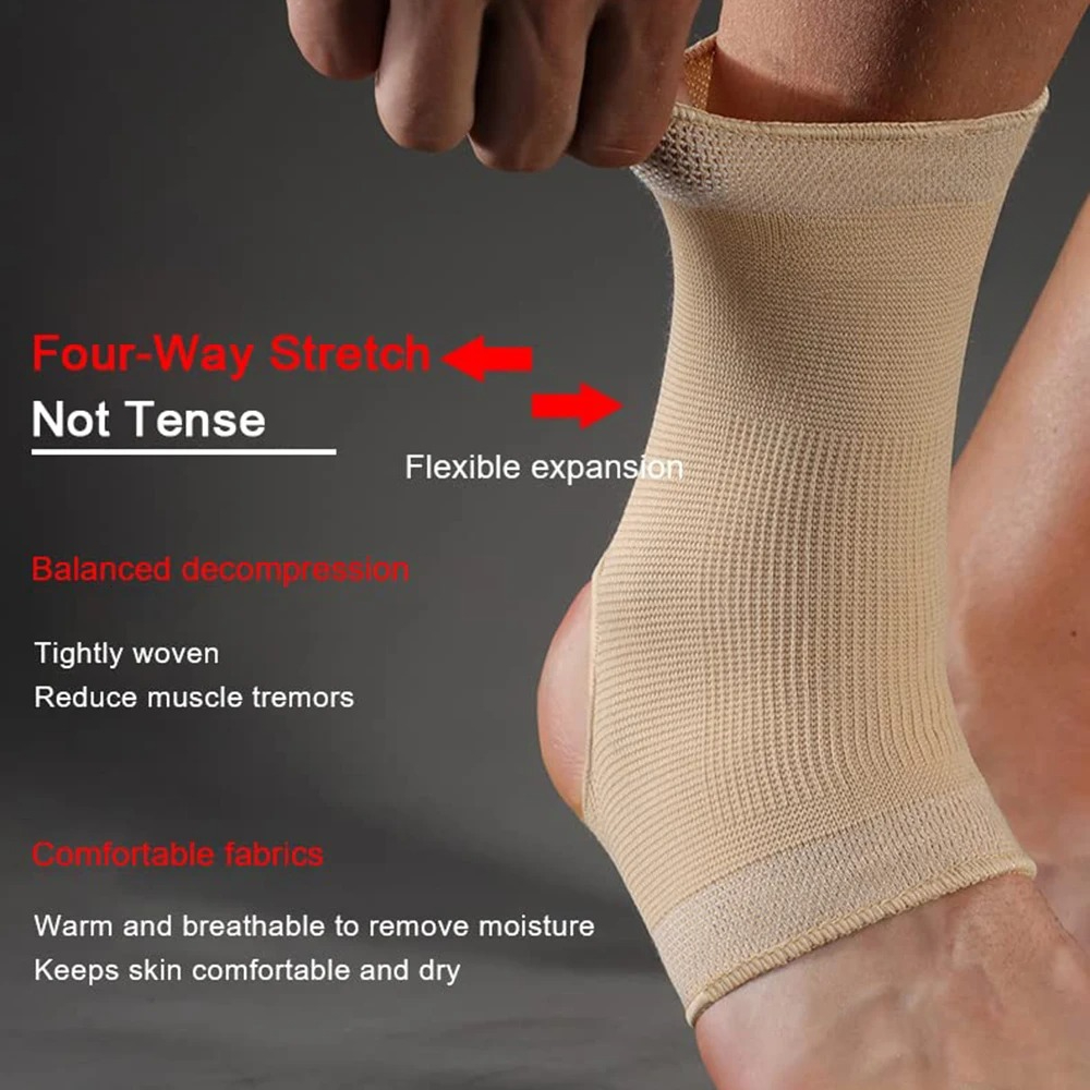 1pc Skin Color Sports Ankle Su - Running Gear For review and price