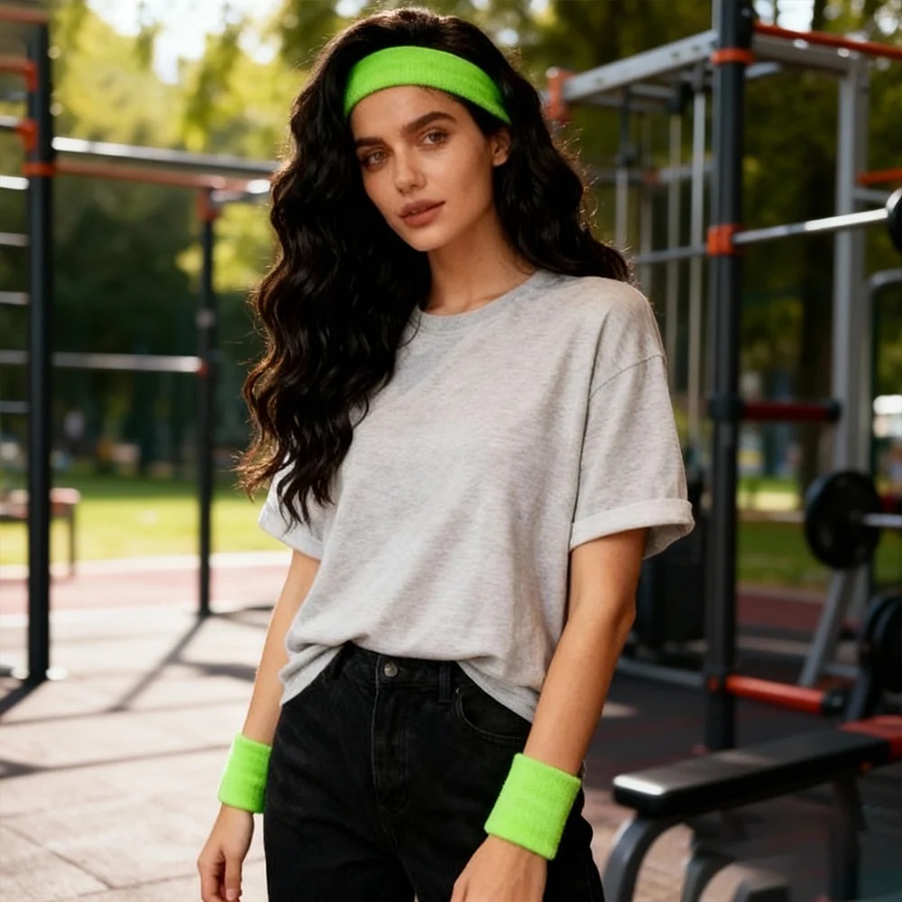 Multi-Color Terry Wrist Sweatb - Sweat Band Wrist review and price