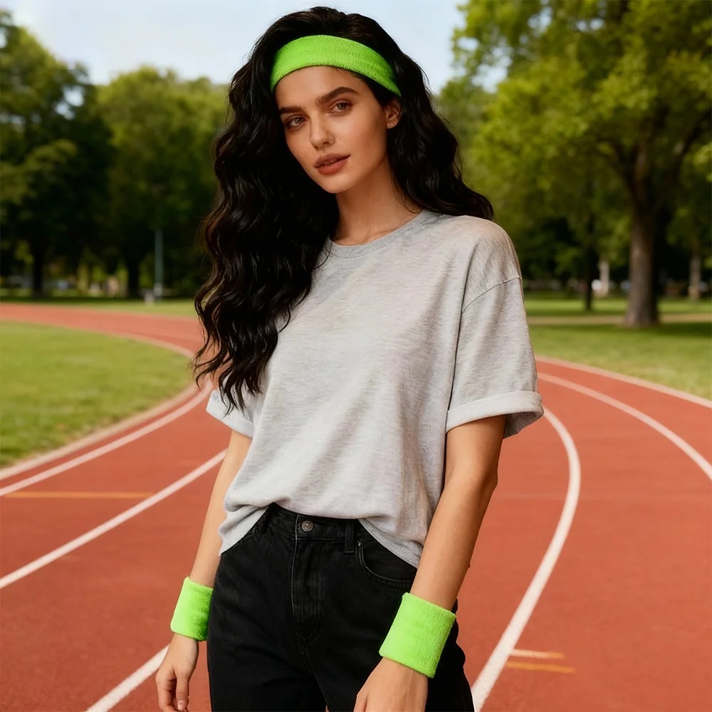 Multi-Color Terry Wrist Sweatb - Sweat Band Wrist review and price