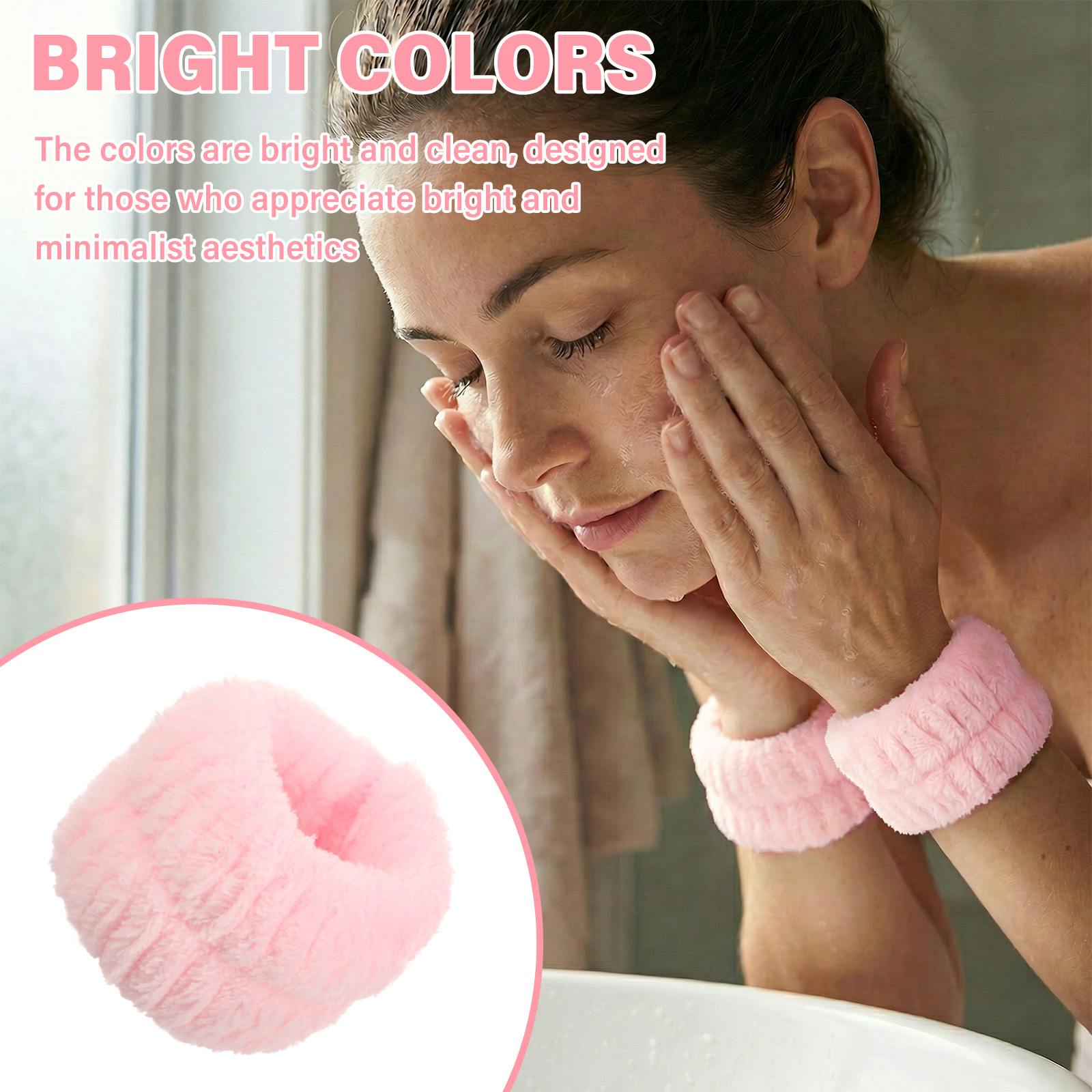 2Pcs Wrist Band Washing Face S - Sweat Band Wrist review and price