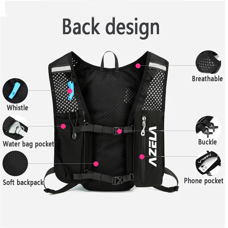 5L Running Hydration Vest Back - Running Gear Water review and price