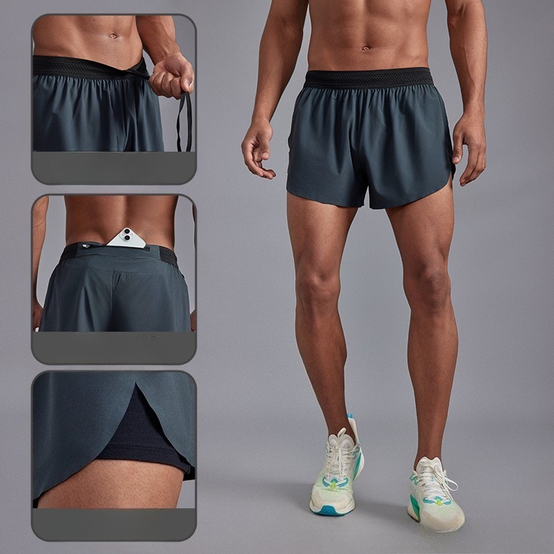 Men Seamless Quick Dry 3 Inch  - Running Gear Trail review and price
