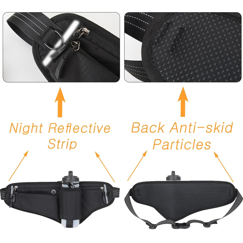 1PCS Fanny Pack with Water Bot - Running Gear Water review and price